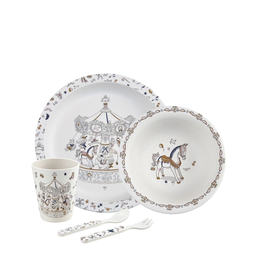 Mon Premier Coffret Repas en bambou Petit Carrousel