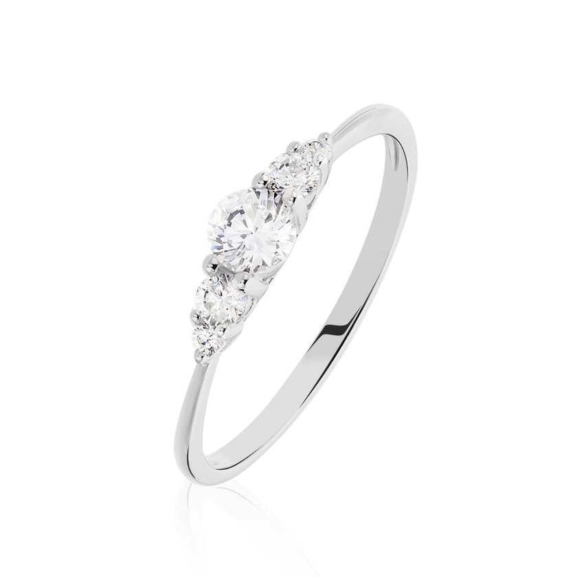 Bague Maiwen Argent Blanc Oxyde De Zirconium