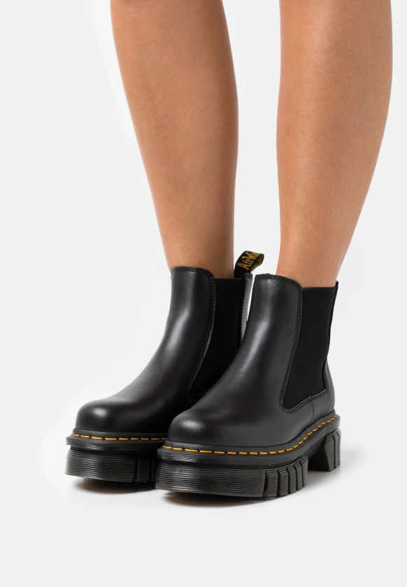 Dr. Martens AUDRICK CHELSEA - Bottines à plateau - black/noir - ZALANDO.FR