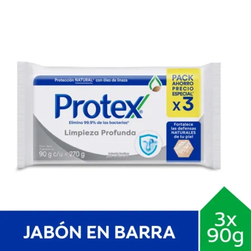 Jabón de Tocador Limpieza, 90 g 3 Un