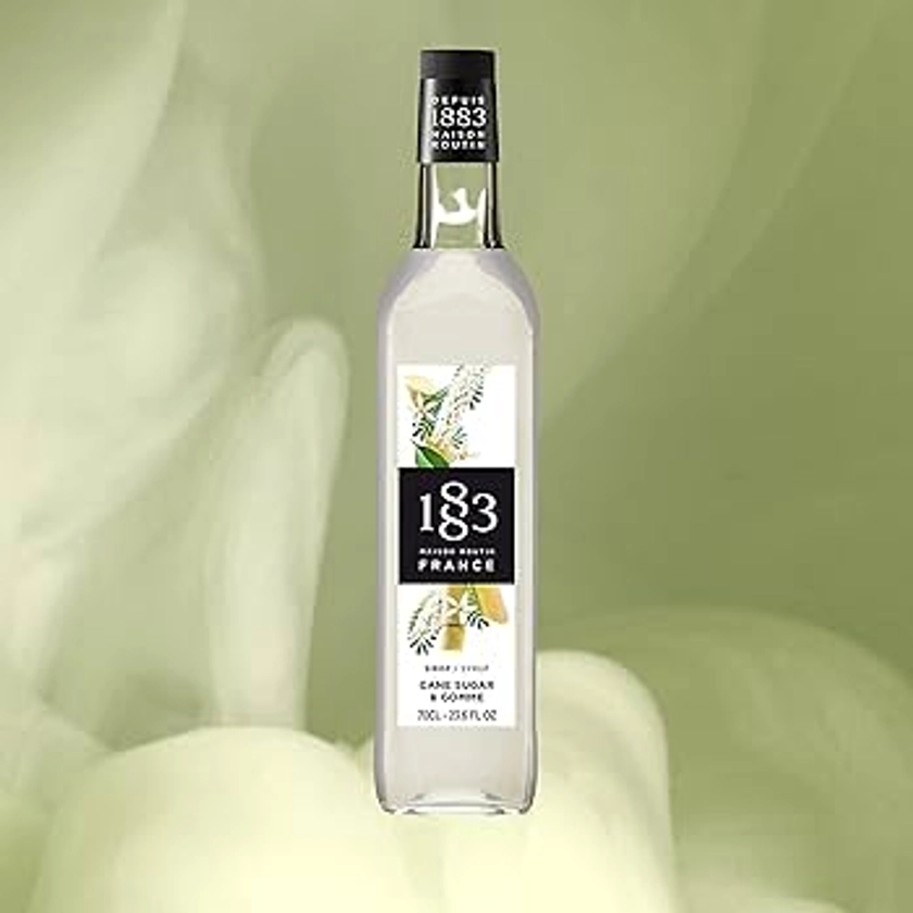 1883 Maison Routin Premium Gomme & Cane Sugar Syrup for Cocktails, Mocktails, Coffee & Iced Tea Glass 700ml