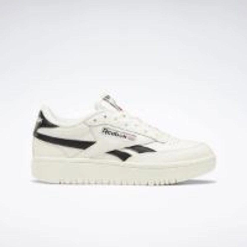 Sneakers Club C Double in Chalk / Core Black / Chalk | Reebok Official Italy