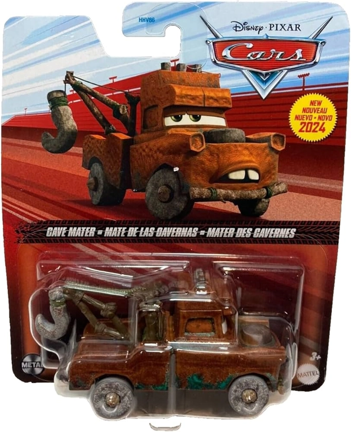 Disney Pixar Cars 2024 Mattel 1:55 Scale Diecast Cars on The Road Cave Mater