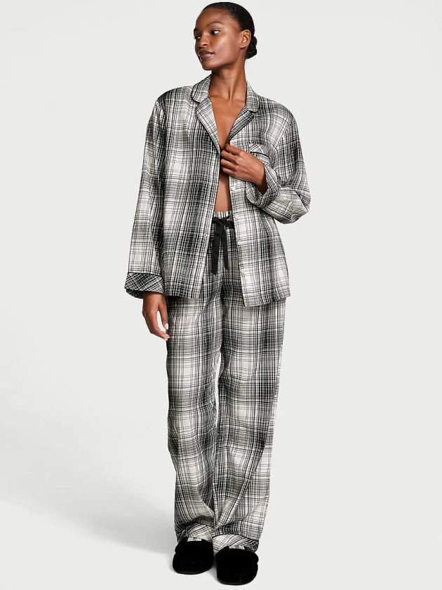 Buy Flannel Long Pajama Set - Order Pajamas Sets online 5000000360 - Victoria's Secret US