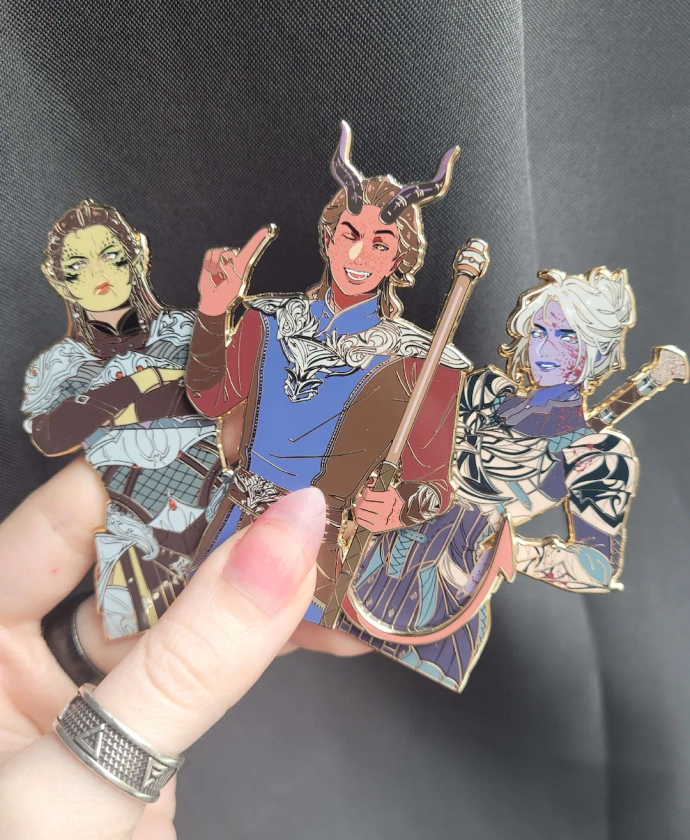 Baldurs Gate 3 Enamel Pins ( set 3 )