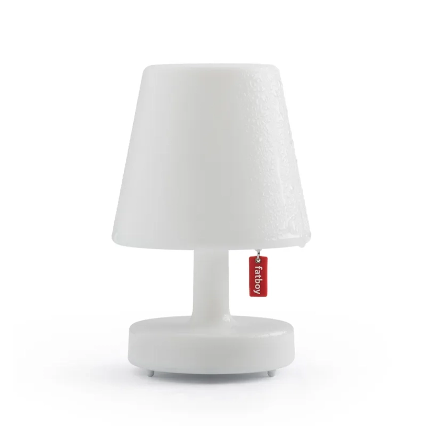 Lampe extérieur sans fil rechargeable Edison the Mini Fatboy - blanc | Made In Design