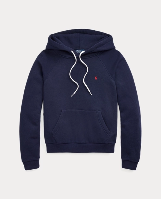 Shrunken fit fleece hoodie voor dames | Ralph Lauren® BE