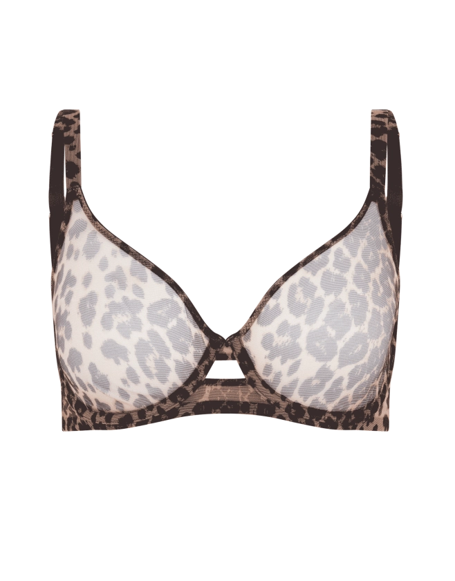 Lucky Full Cup Underwired Bra in Leopard | Agent Provocateur