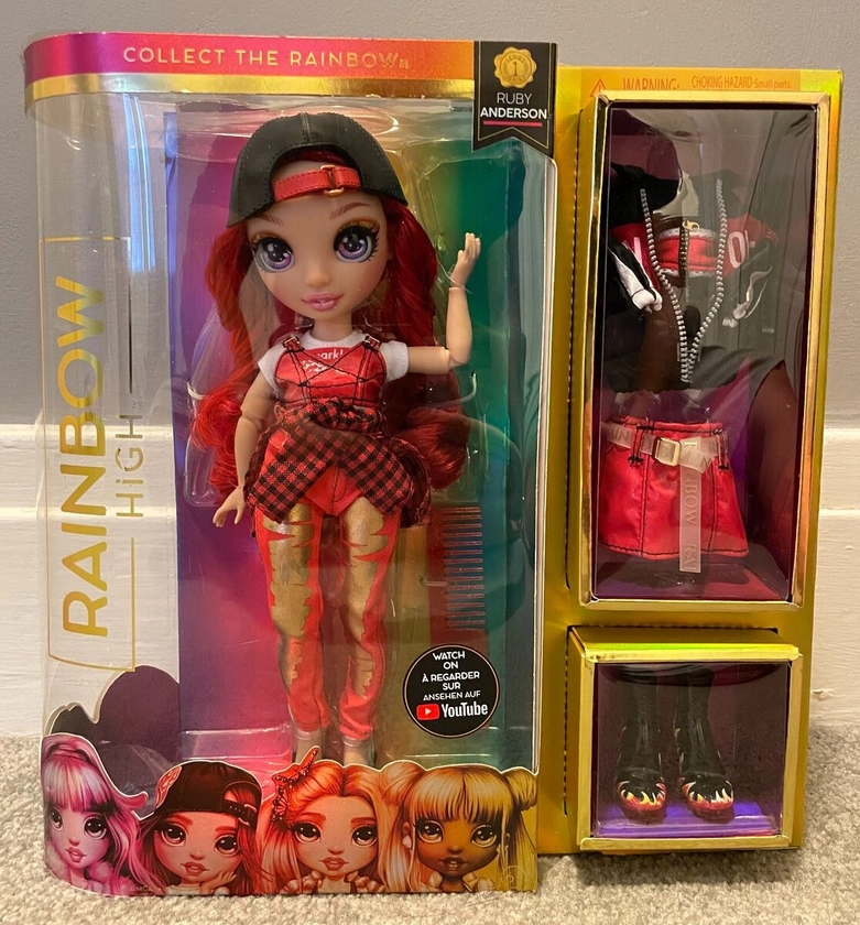 RUBY ANDERSON | NEW Rainbow High 1st Edition Original Fashion Doll