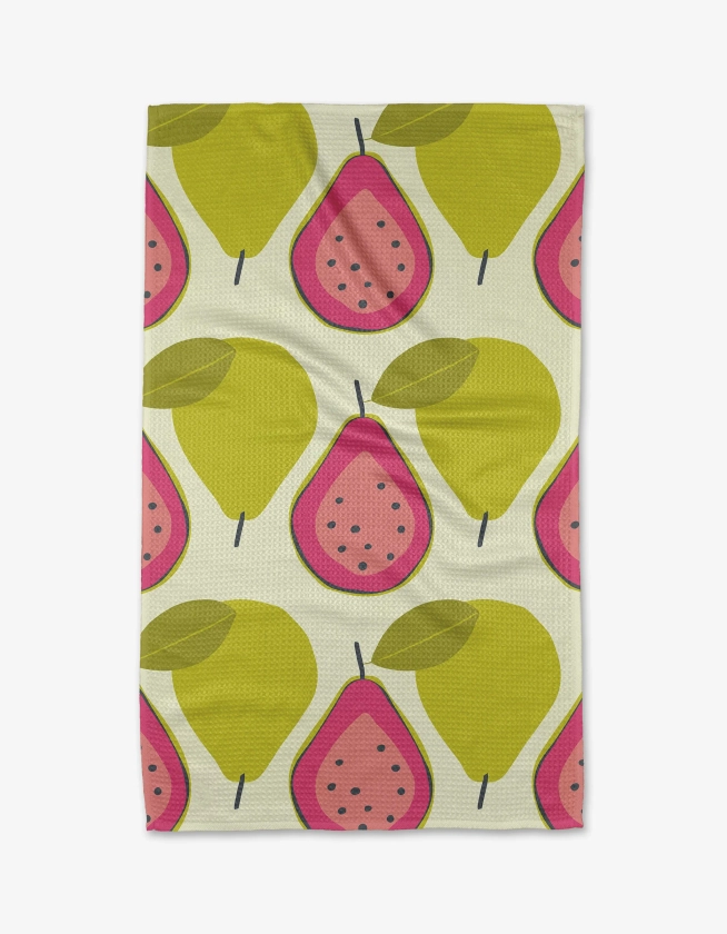 Guava Groove Tea Towel | Geometry