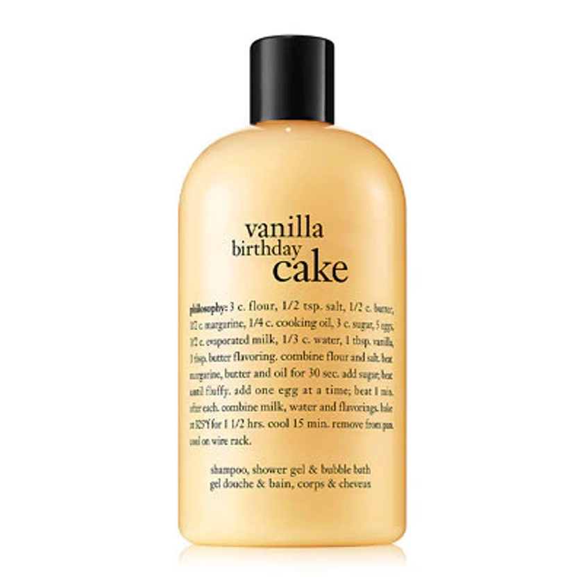 philosophy vanilla cake shower gel 480ml