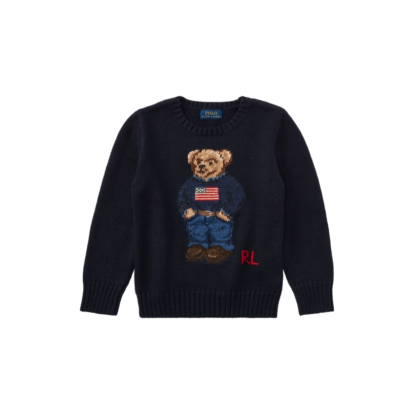 Boys' Polo Bear Cotton Sweater | Ralph Lauren