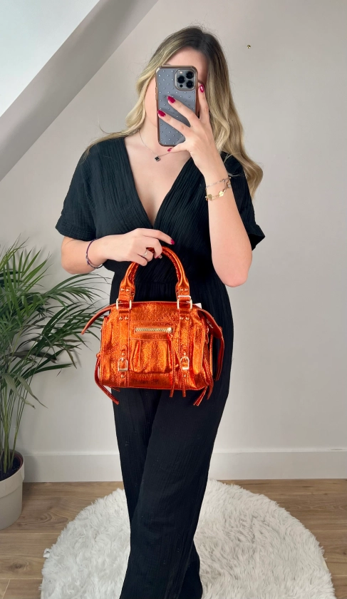 Mini Sac Elsa orange