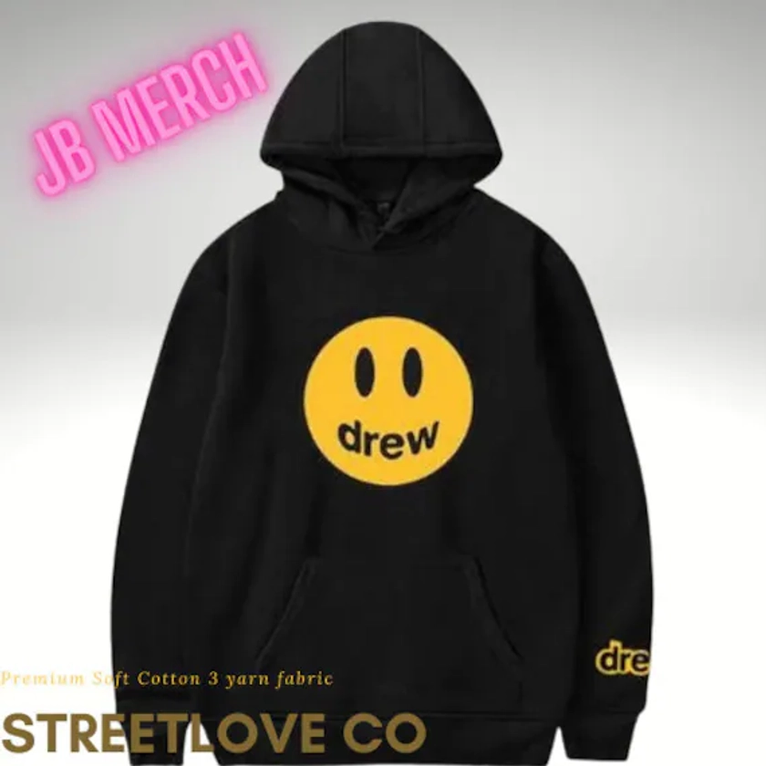 DREWHOUSE UNISEX Oversize Hoodies - Drew House Merch Tribute - Embroidered Design - %100 Cotton High Quality