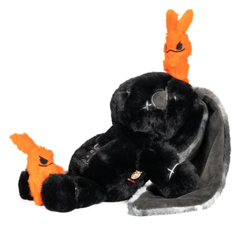 Plushie Dreadfuls - Anxiety Rabbit (BLACK Limited Edition) - Plush Stuffed Animal