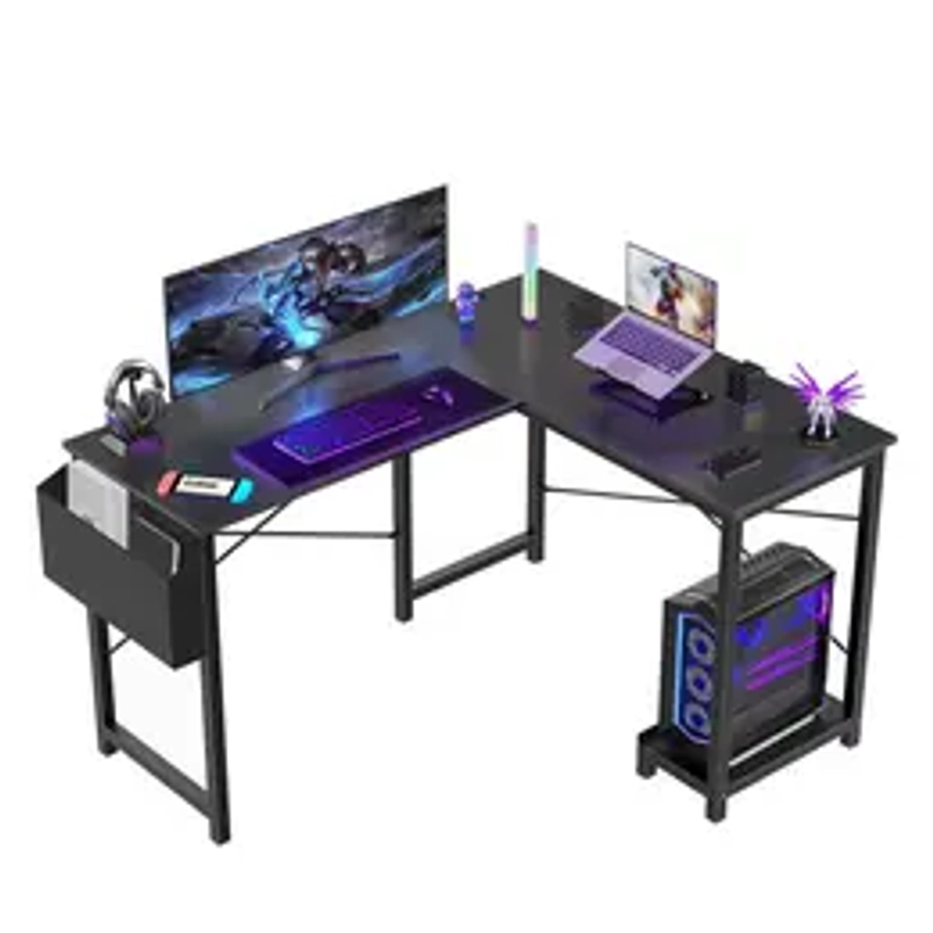 L Shaped Gaming and Computer Desk for Office and Family, Work Desk, 4 colors