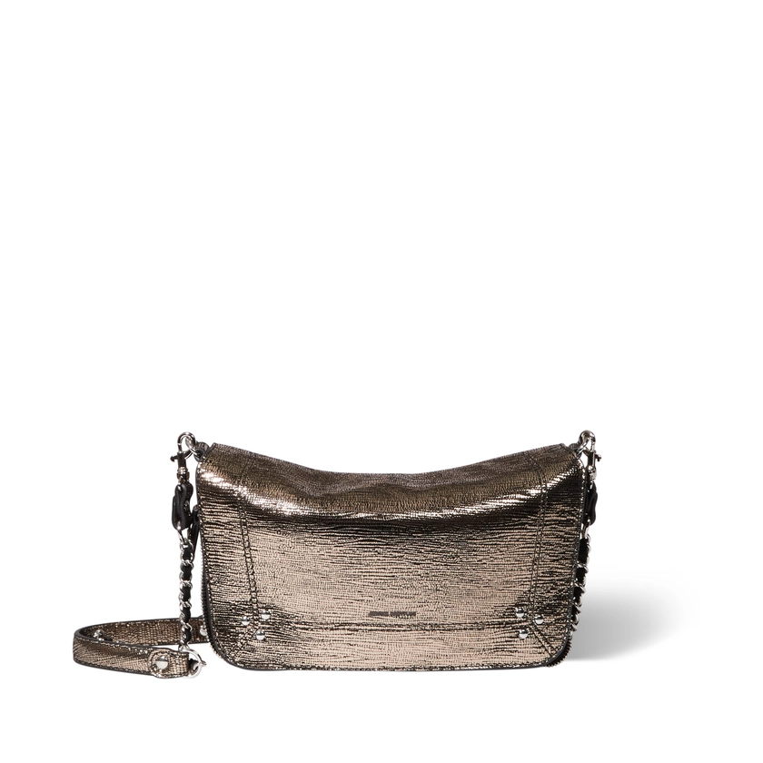 Bobi S Lamé Champagne Goatskin