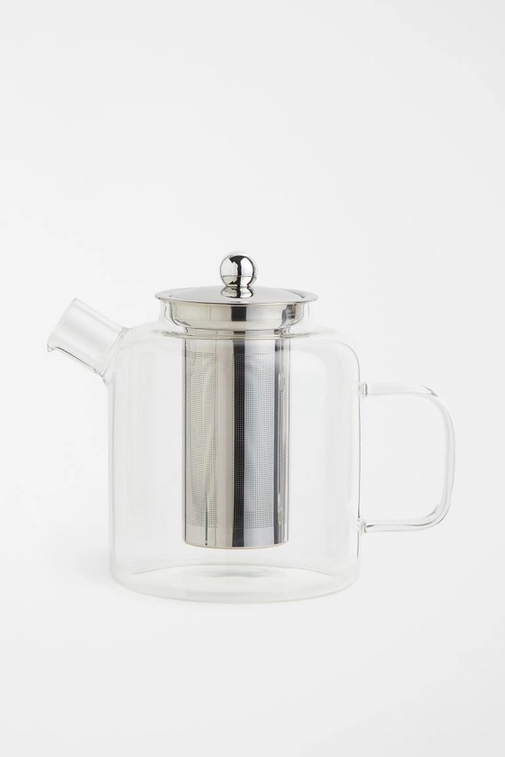 Grande théière en verre - Verre transparent - Home All | H&M FR