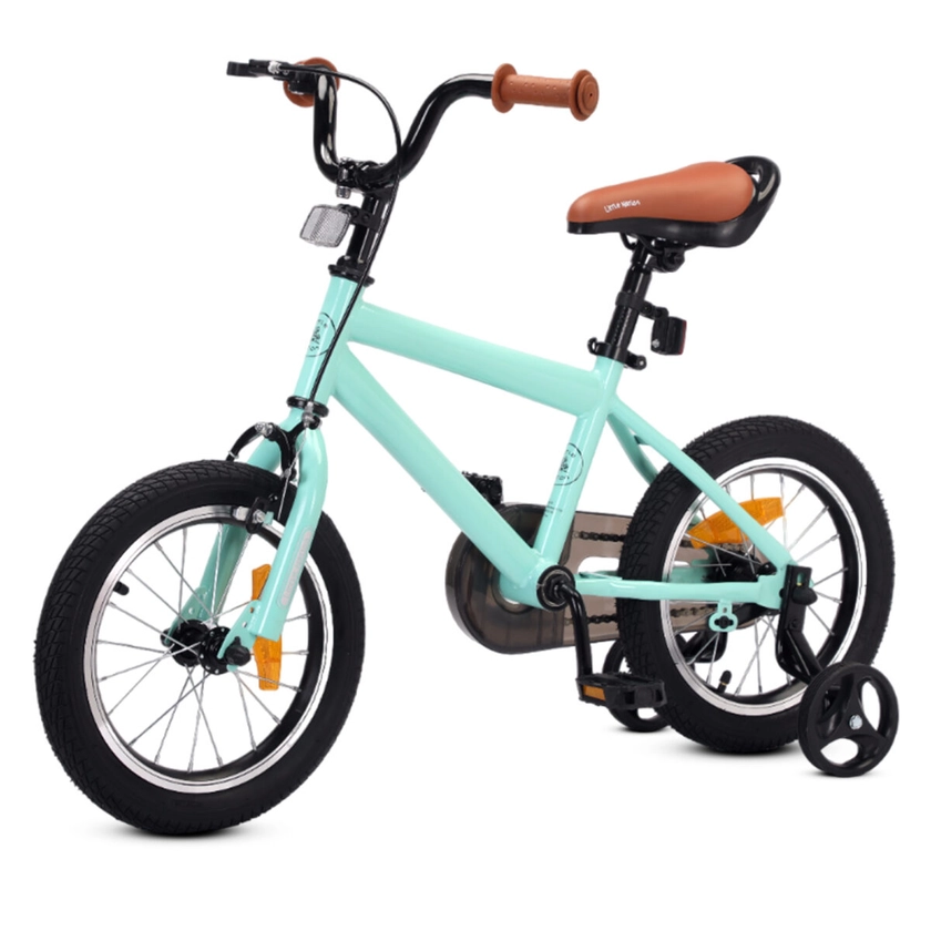 14 Inch Bike – Green, Black Tires & Black Metals – Little Nation | Kids Toys, School Accessories, Trampolines, Electronics | Little Nation