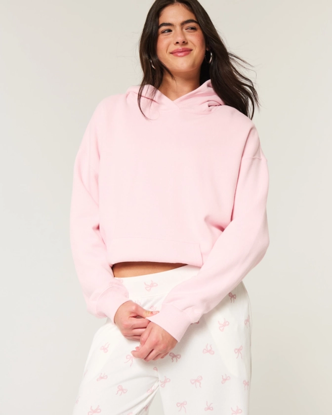 Women's Hollister Feel Good Fleece Oversized Cozy Hoodie | Women's Sweatshirts & Sweatpants | HollisterCo.com