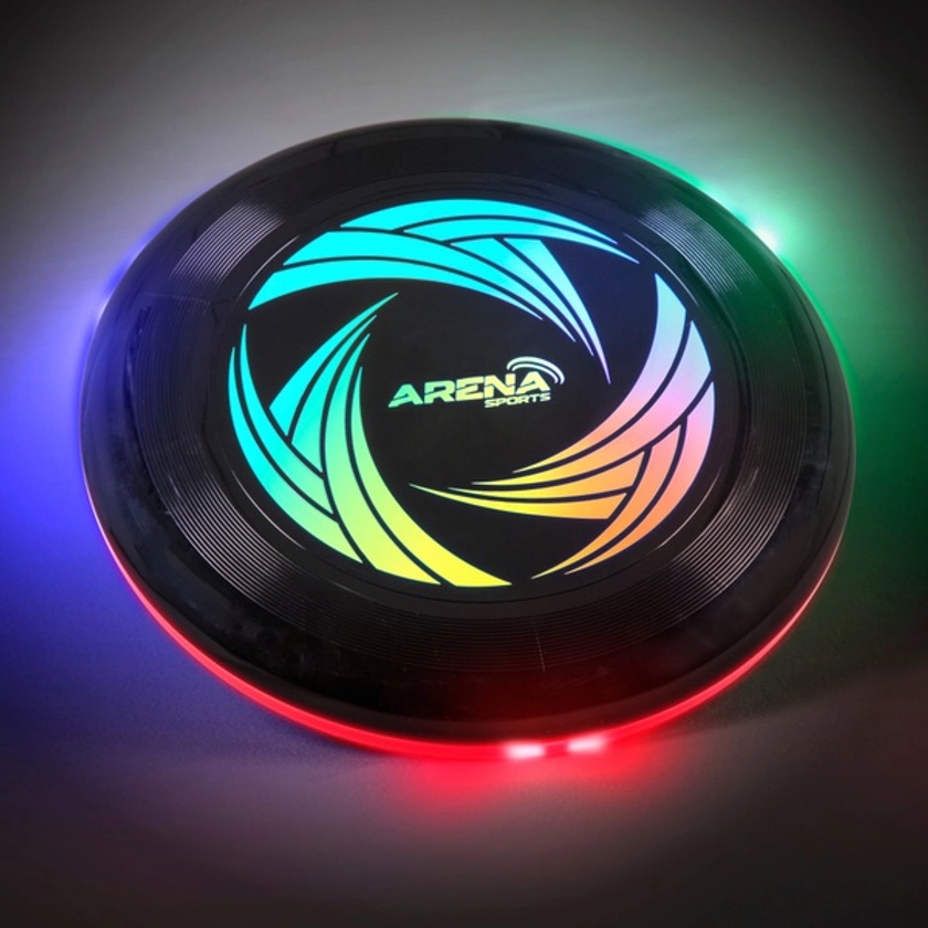 Arena Sports Multicolour LED Light-Up Flying Disc | Smyths Toys UK