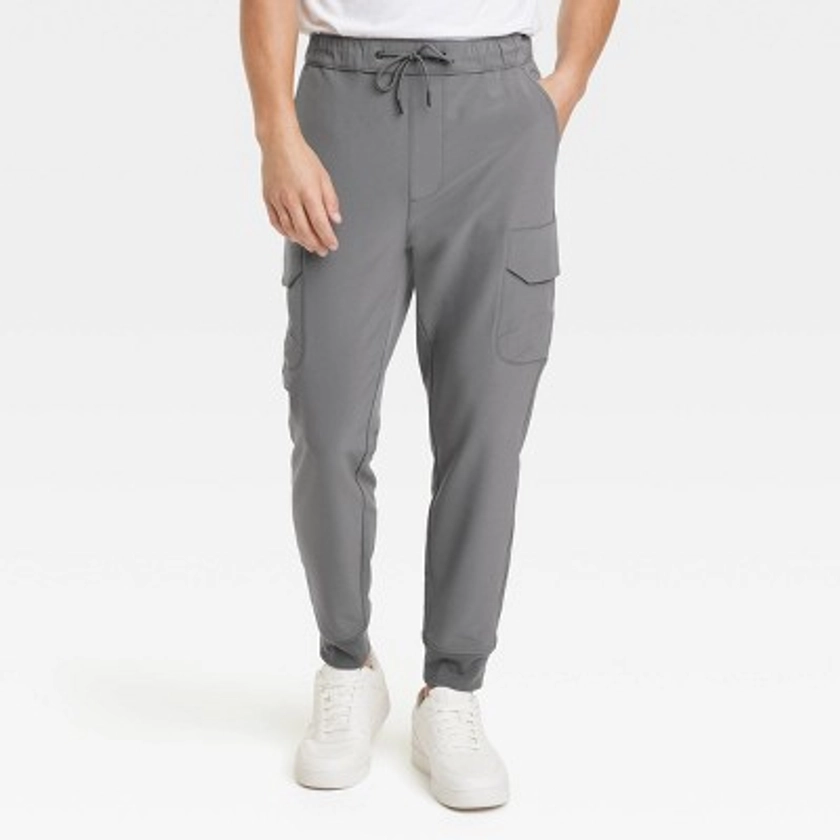 Men's Tapered Tech Cargo Jogger Pants - Goodfellow & Co™ Thundering Gray S