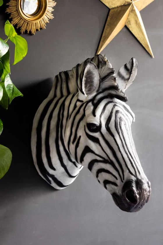 Zebra Head Wall Art