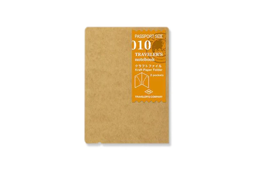 Midori Traveler's Notebook - 010. Kraft File Passport format