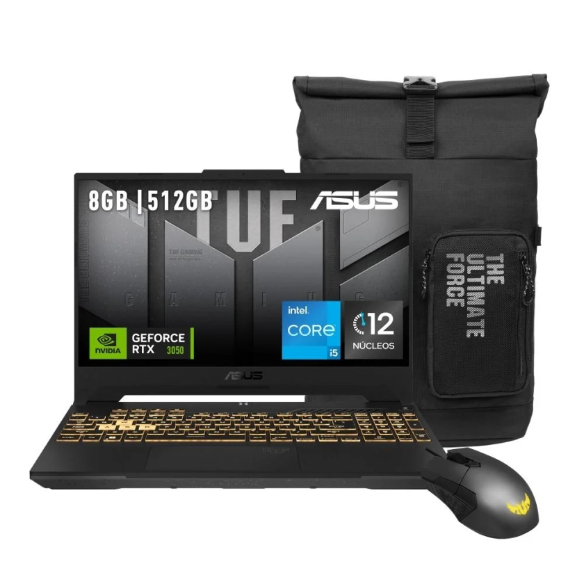 Laptop Asus TUF FX507ZC4-HN108W Ci5 8GB 512GB Gris