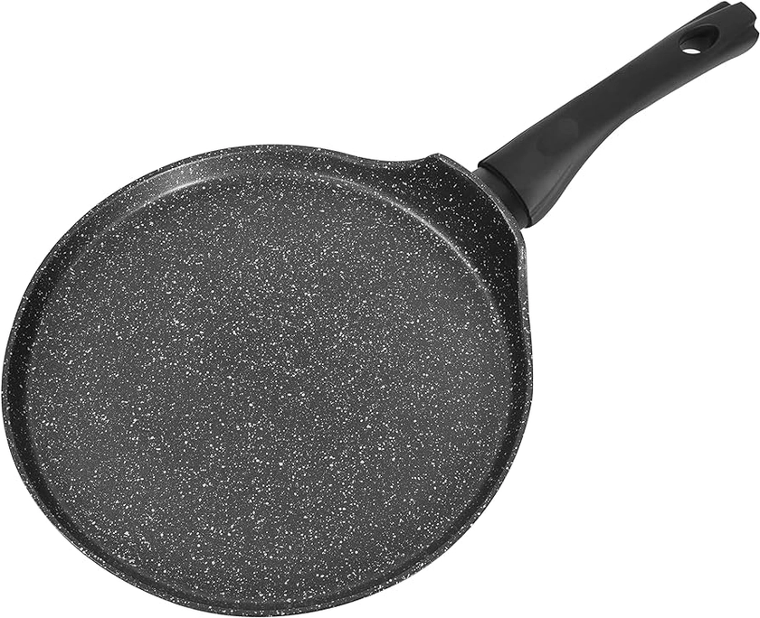 Blackmoor Classic 26cm Pancake Pan/Non-Stick Coating/Cool Touch Handle/Suitable for Induction Hob, Electric and Gas Hobs/Crepe Pan, Roti Maker, Omelette Pan, Chapati Pan, Tawa