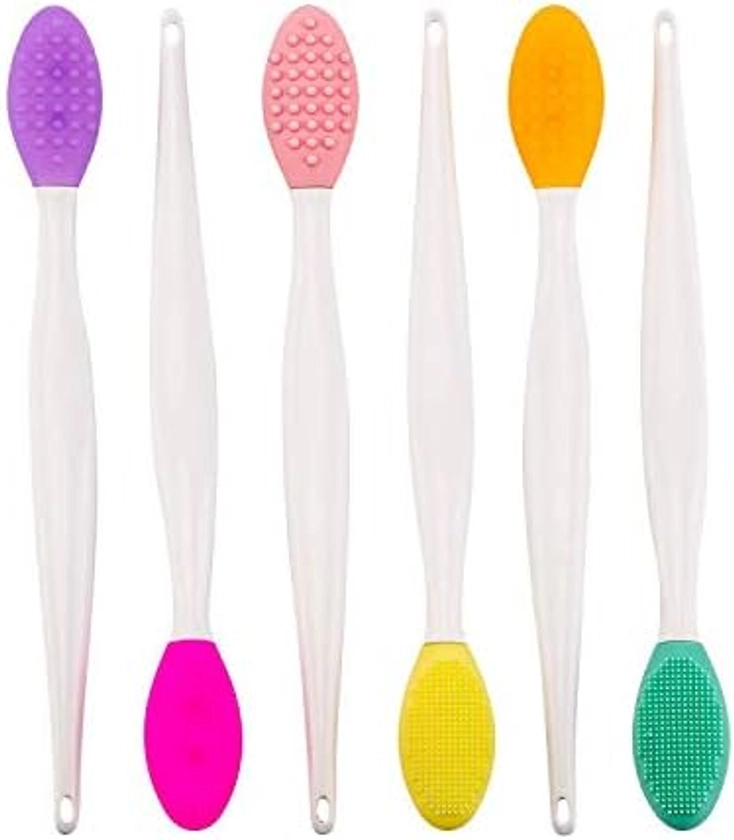 LUTER 6 pcs Brosse à Lèvres en Silicone Exfoliante Outil de Beauté à Nettoyage Double Face pour Une Peau Plus Lisse et Les Lèvres Couleurs Assorties : Amazon.fr: Beauté et Parfum