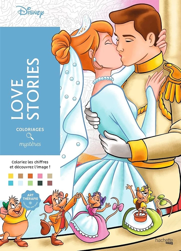 Coloriages mystères Disney - Love Stories : Karam, Alexandre: Amazon.fr: Livres