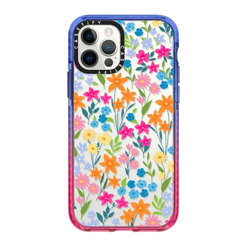 bright spring flowers - daisy floral pattern