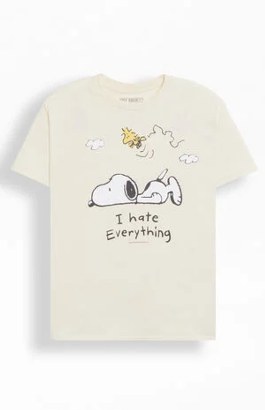 Riot Society Peanuts Snoopy & Woodstock I Hate Everything T-Shirt | PacSun