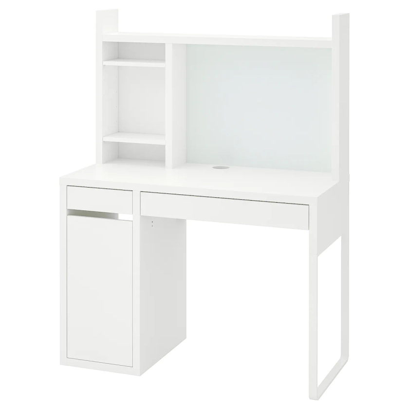 MICKE bureau, blanc, 105x50 cm - IKEA