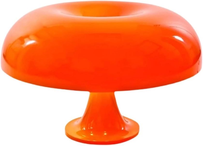 Spotaxe Lampe champignon orange, lampes de chevet à LED, durables, sûres et respectueuses l'environnement, pour la décoration intérieure, l'étude, vie, chambre, le cadeau, ampoule chaude incluse