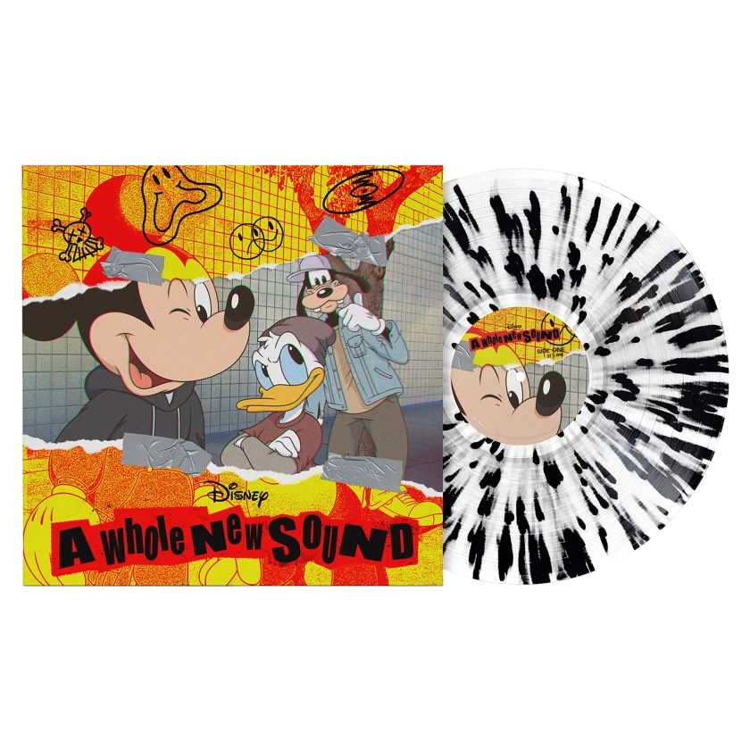 A Whole New Sound: White and Black Splatter Vinyl LP - Disney Music Emporium UK