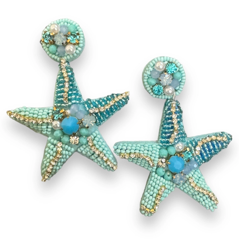 Starfish Earrings by Serabondy