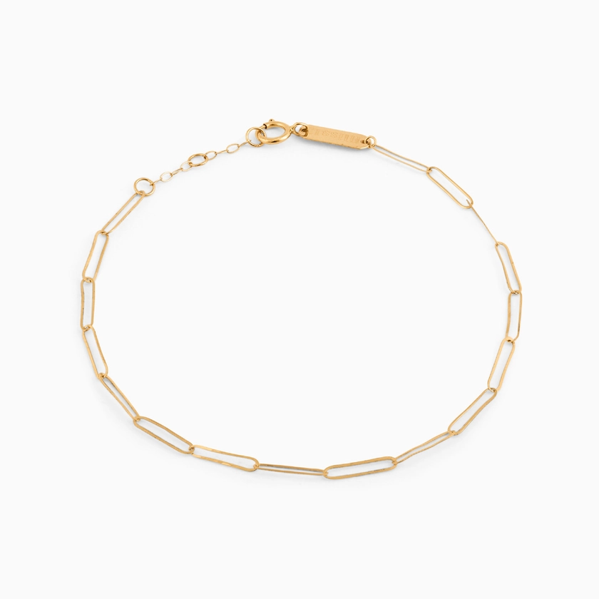 18K Gold Chain Bracelet | Miss L' KSA