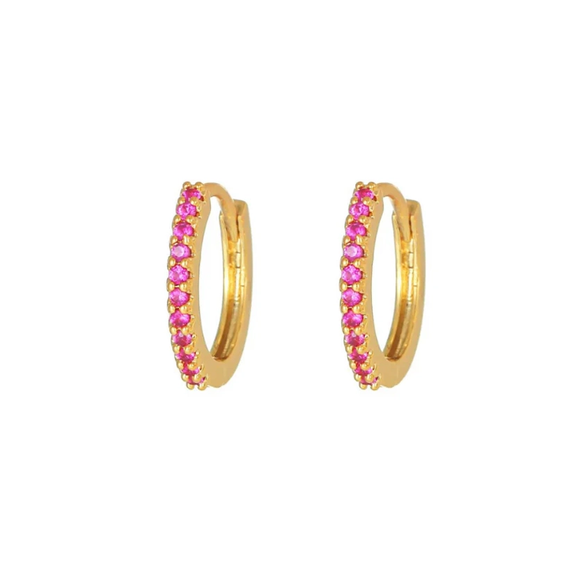 Shining hoops pink