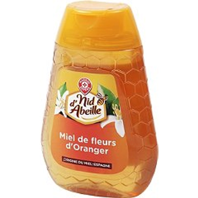 Miel de fleurs d'oranger squeezer - 250 g - NID D'ABEILLE