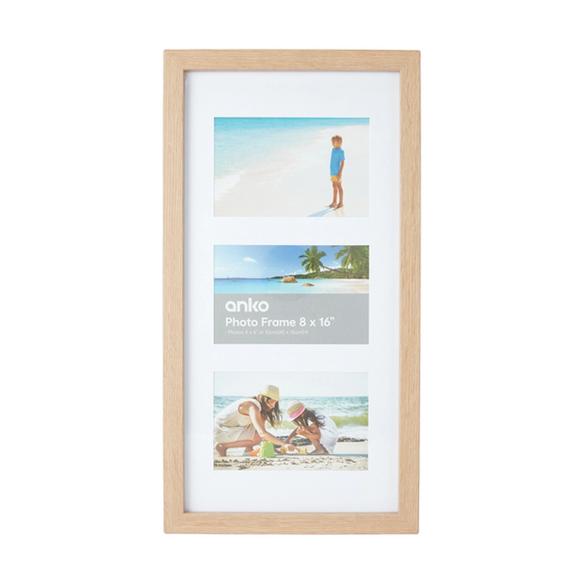 Collage Photo Frame, 8" x 16" - Anko