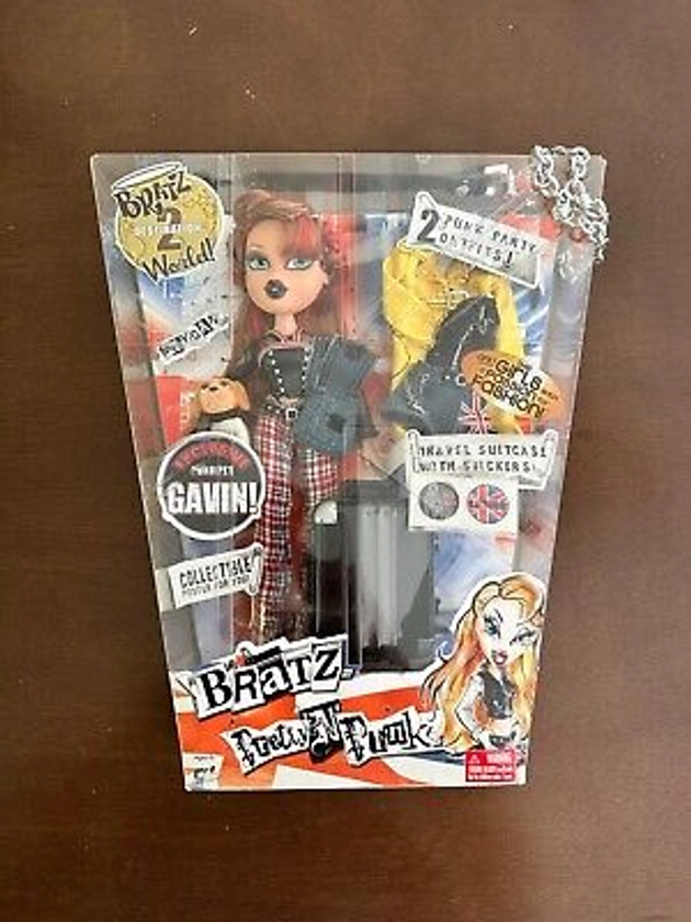 BRATZ PRETTY 'N' PUNK FASHION DOLL - MEYGAN - 2005 - ORIGINAL !OPENED BOX!