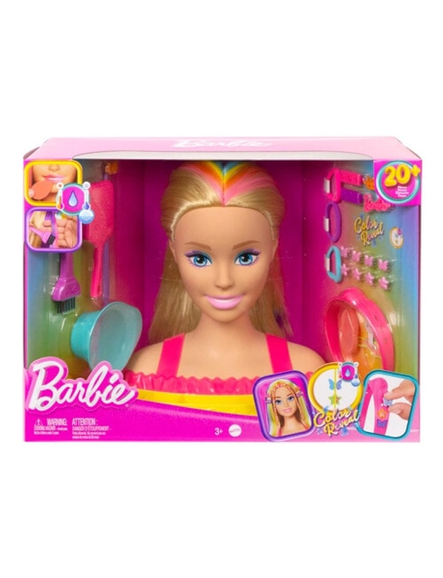 Barbie Neon Rainbow Deluxe Styling Head