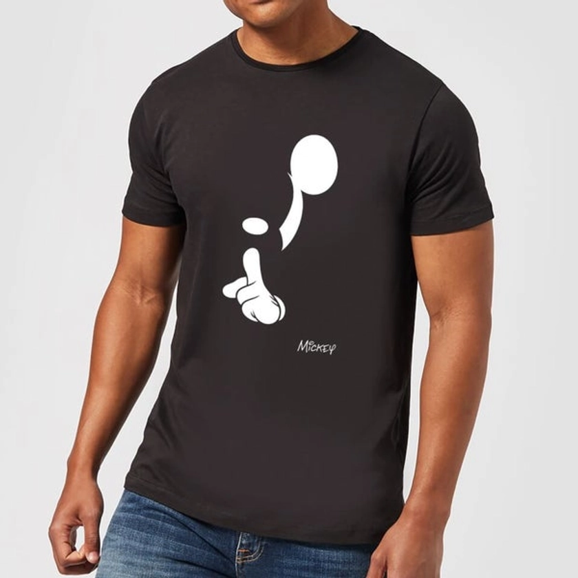 Disney Mickey Mouse Shush T-Shirt - Black