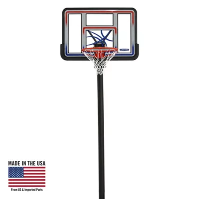 Lifetime In-Ground Adjustable Basketball Hoop with Fusion Backboard and Quick Adjust, 44 in. at Tractor Supply Co.