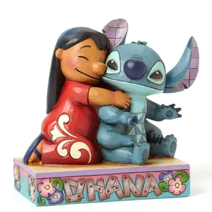 Figurine - DISNEY TRAD - LILO&STITCH CALIN - Licence Officielle Lilo et Stitch - Enesco