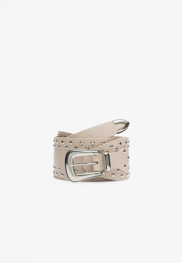 Ceinture large cloutée - Afficher tout femme | Stradivarius France