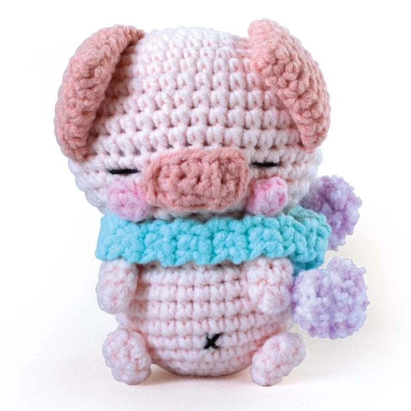 Kit Crochet Amigurumi - Poco le Cochon - Kit crochet - Creavea