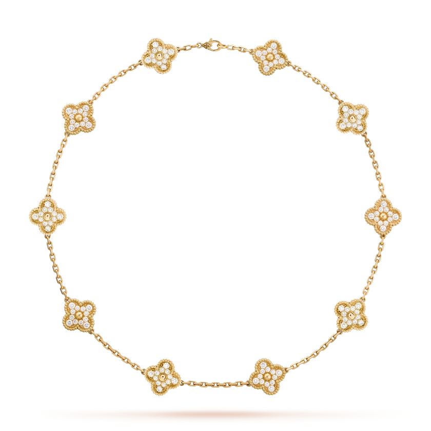 Vintage Alhambra necklace, 10 motifs